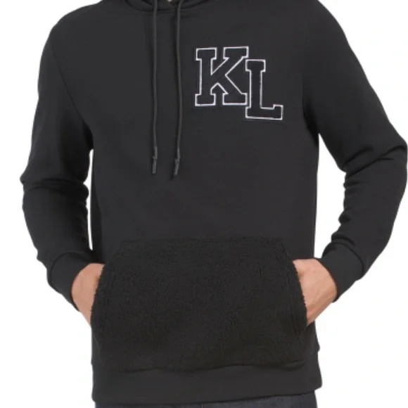 New Mens Karl Lagerfeld Hoodie Size XL - Picture 10 of 11
